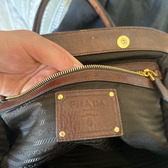 Prada Jacquard Logo Canvas Tote - Picture 4 of 8